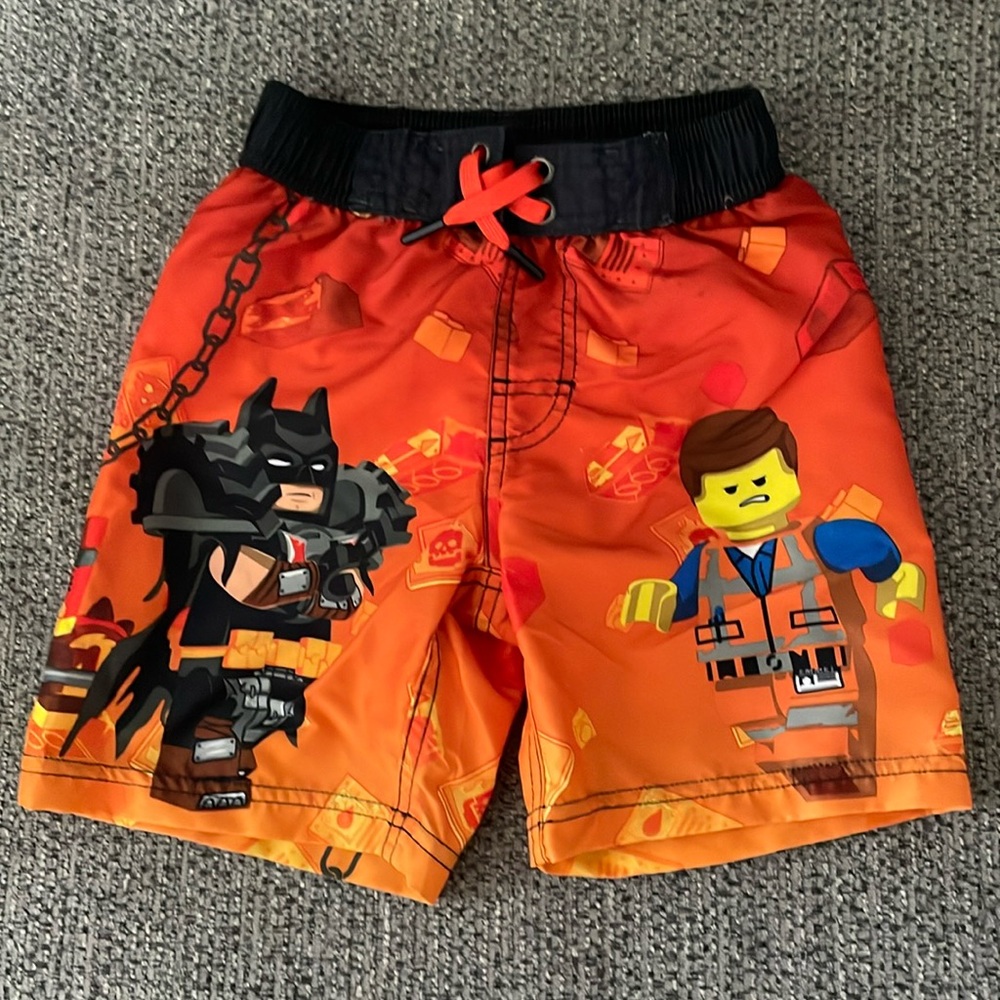 Lego Boy's Swim Shorts Emmett & Batman Size 4/5